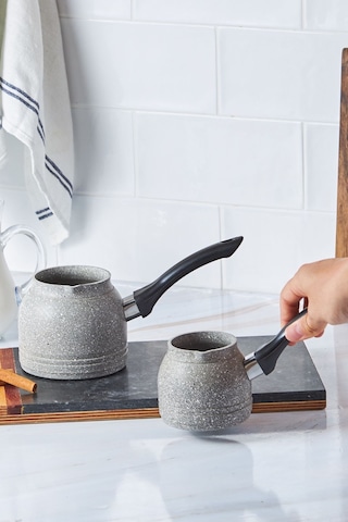 Karaca Darkstone 2li Cezve Seti  