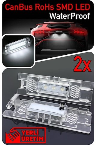 Fıat Grande Punto Hatchback 2005-2018 Canbus Led Plaka Aydınlatma Ledi Lambası