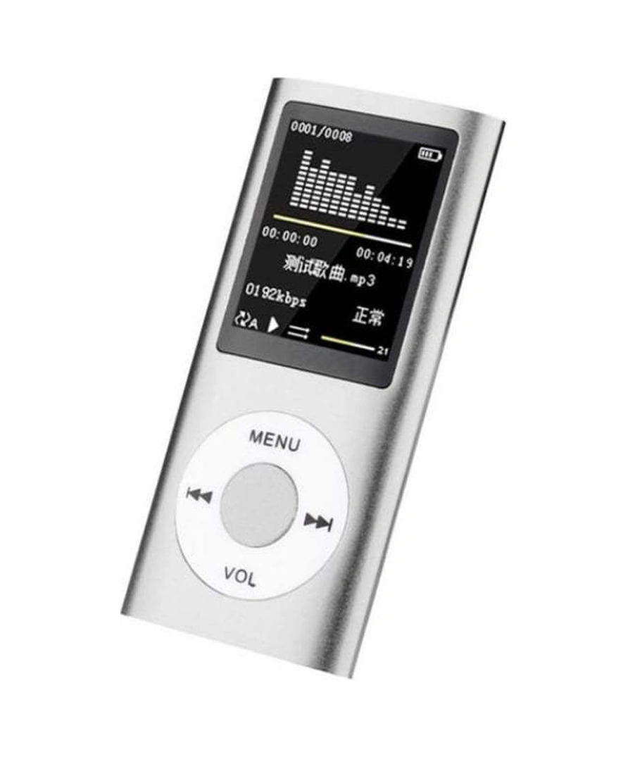 Lemestar 32gb Metal Mp3/mp4 Çalar 1.8" Lcd Ekranlı - Fm Radyo, Video, Ses Kaydı Ve Usb Flash Bellek Özellikli Taşınabilir Müzik Çaları Gümüş
