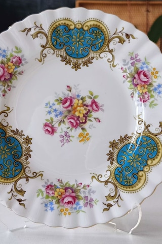 Berkeley Nurantik Bone China England Pasta Tabağı Sarı