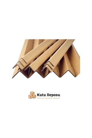 40x40 Mm Köşebent Karton 2 Mm Kalınlık 2 Mt Uzunluk 25 Adet