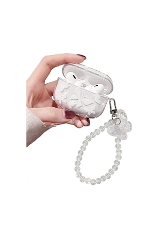 Samsung Galaxy Buds3 - Buds3 Pro - Buds 3 Fe Kılıf Askılı Silikon Ürün Kulaklık Değildir Kelebek