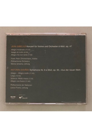 Jean Sibelius Violinkonzert - Antonin Dvorak Aus Der Neuen Welt Cd Orjinal Dönem Baskı
