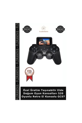 Özel Üretim Taşınabilir Elde Doğum Oyun Konsolları 520 Oyunlu Retro El Konsolu Gc07