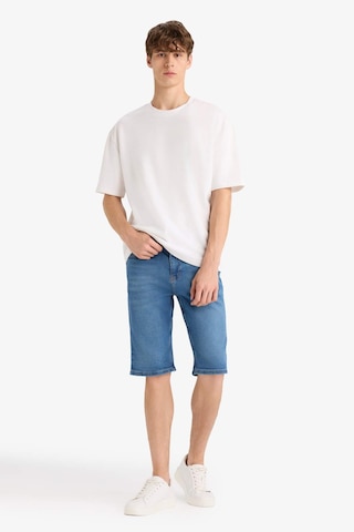 Defacto Regular Fit Jean Bermuda Şort F9890ax25smnm28 Mavi