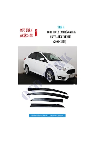 Ford Focus 2 2004-2010 Mugen Cam Rüzgarlığı Ön Arka