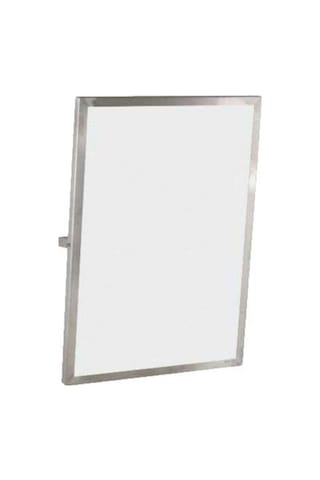 Paslanmaz Çerçeveli Ayarlanabilir Kulplu Engelli Aynası Gri