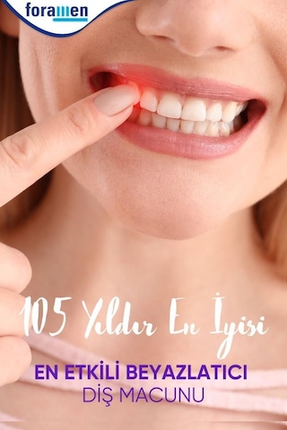 Foramen Whitening Beyazlatıcı Büyük Boy Diş Macunu 125 G