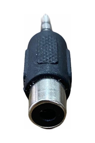 Jack Dönüştürücü - 3.5 Mm Stereo Erkek - 1 Rca Tos Dişi Çevirici Jack