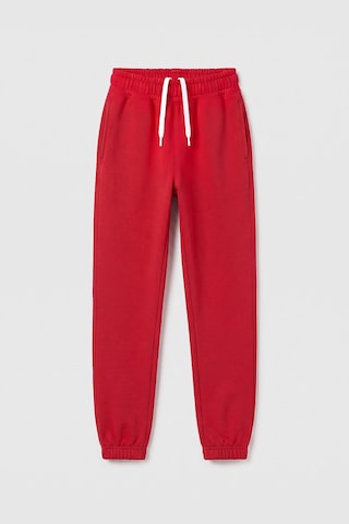 TOMMYLIFE Fiesta Standart Fit Basic Kız Çocuk Eşofman Alt - 75194 Kırmızı