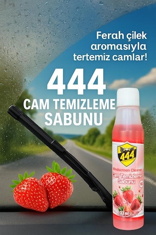 444 Cam Sabunu 33 Ml Çilek Kokulu X 25 Avantajlı Paket