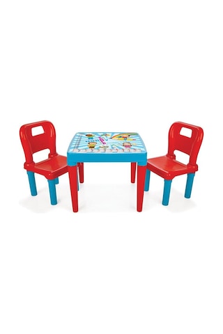 Pilsan Hobby 2 Sandalyeli Oyun ve Aktivite Masası Mavi 03414 fsp Mavi