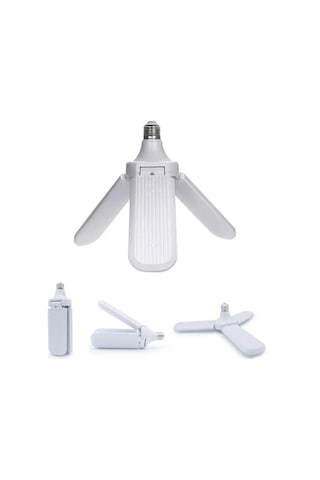 3 Kollu Pervane Modeli Beyaz Led Lamba Ampul 24w - E27 5468