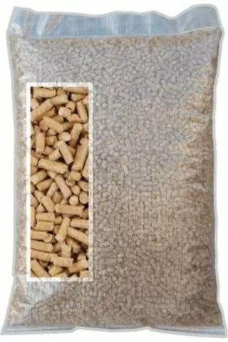 Şeffaf Çuval 6 MM Çam Peleti Kedi Kumu 25 KG