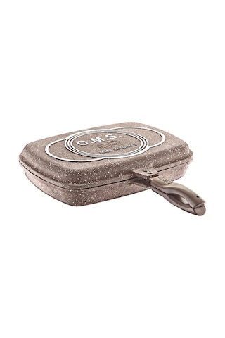 Oms Granit 36X26X9 Cm Balık Tava 3215 Kahverengi