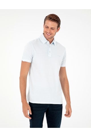 Pierre Cardin Erkek Buz Mavisi Tişört 50285411-vr095 Buz Mavisi