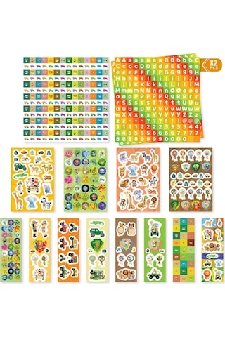 Funny Stickers Safari Çıkartma Kutusu