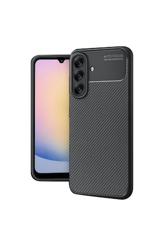 Nettech Samsung Galaxy A17 Uyumlu Focus Seri Arka Koruma Kılıf - Siyah Siyah