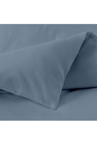 Organik Pamuk Akfil Nevresim Takımı Çift Kişilik 200x220 Cm İndigo İndigo 200 X 220 Çok Renkli