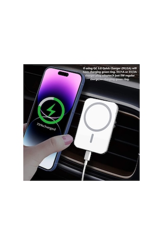15w Magnetic Wireless Car Charging Mıknatıslı Kablosuz Araç Şarj Aleti Telefon Tutucu