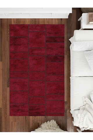 Dijital Baskılı Yıkanabilir Kaymaz Taban Salon Ve Oturma Odası Halısı 6381h 001