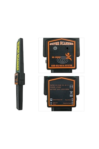 Triline Süper Scanner Metal Üst Arama 9volt Pil Dahil Deri Taşıma Kılıfı