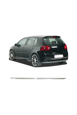 Volkswagen Golf 5 Uyumlu Krom Bagaj Alt Çıtası Paslanmaz Çelik