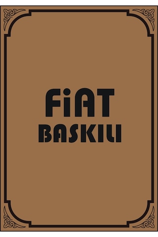 Cihan Oto Paspas Kağıdı Fıat Amblem Baskılı 100 Adet 35x50 135 Gr