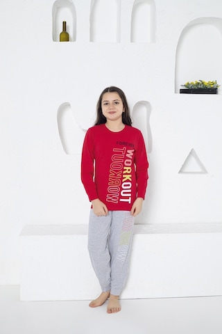 Estiva 24472 Kız Çocuk Uzun Kollu Pijama Takımı 001