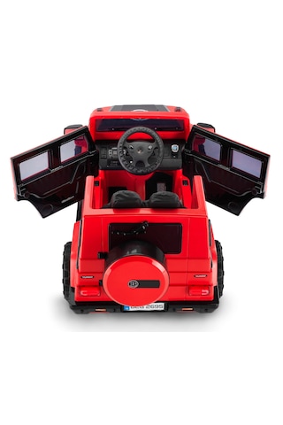 Baby2go 2695 Safari Akülü Araba 12 Volt / Kırmızı Kırmızı