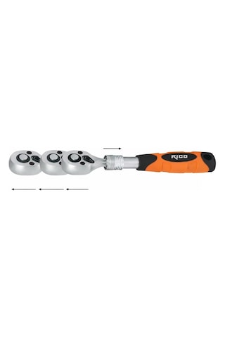 Rıco 1/4 Lokma Cırcır Kolu 72 Diş