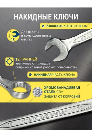 Nadeznyj Vybor 8 Parça Araba Kavrama Anahtar Seti 168116124