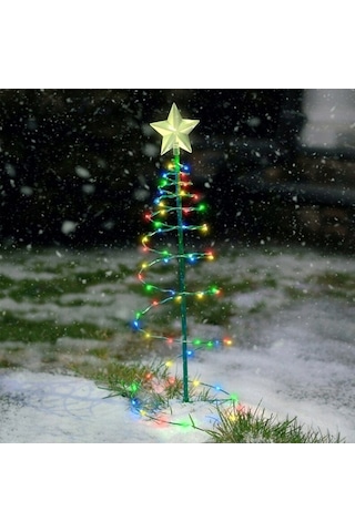 Dancemonkey Noel Ağacı Işıkları, Su Geçirmez Bahçe Aydınlatma Çok Renkli