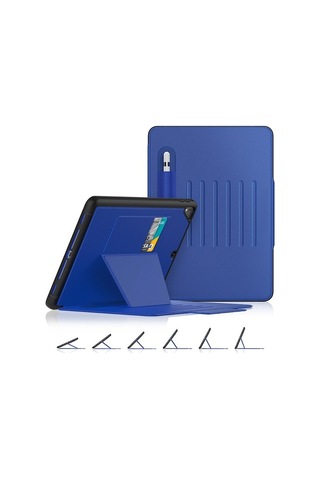 Apple Uyumlu iPad 9. Nesil 10.2" Kılıf Multifunction Leather Case A2602