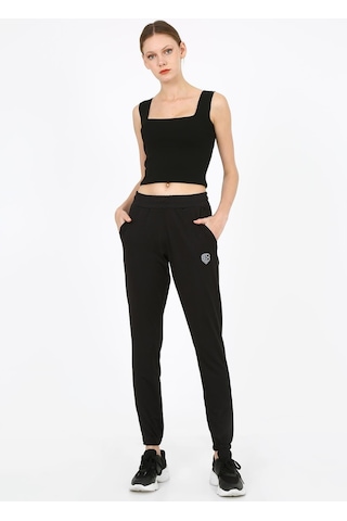Sportonex So22F010 Leave Pant Kadın Tek Alt Siyah