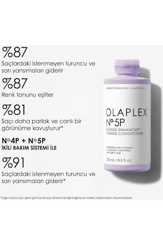 Olaplex No.5P Blonde Enhancer Toning Saç Bakım Kremi 250 ML