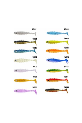 Xesta Shad Star 3.5" 9.5cm Ggd 6p Silikon Yem