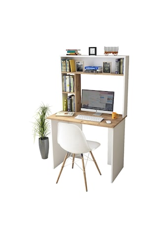 Robinhome Robin Home Cornelia No 2 Çalışma Masası Kitaplık Çam Beyaz