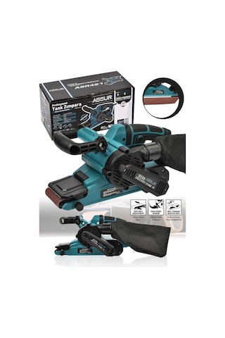 Assur 900W Elektrikli Vakumlu Tozsuz Cila Özellikli Tank Zımpara Makinesi - 1744