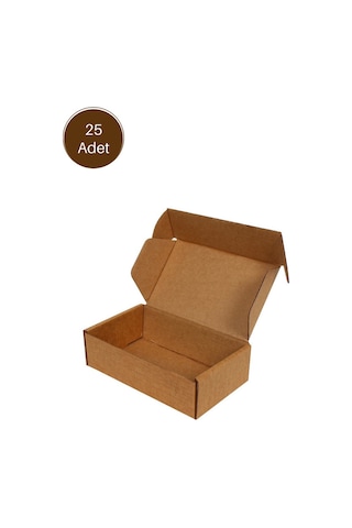 20x10x5 Cm E Dalga E-ticaret Karton Kutu , Kargo Kutusu 25 Adet 25 Adet