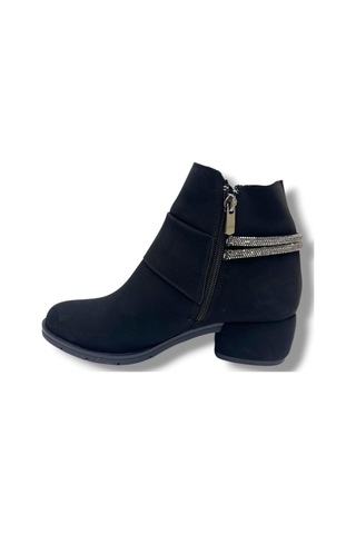 Erbay 508-26 Yağlı Deri Trend Fashion Kadın Bot Siyah