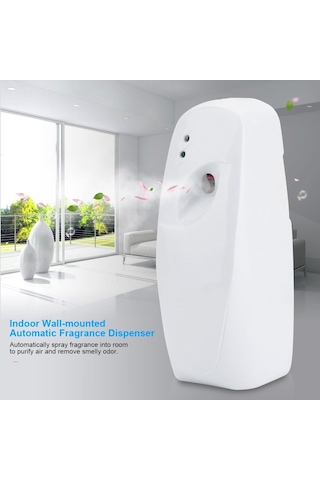 Otomatik Hava Fazı Dispenser, 300ml Duvar Montajı Işık Sensörü Koku Dağıtıcı Zamanlama Fonksiyonu, Ev Odası Ofisleri Otel İçin Sprey Parfüm Dispanser
