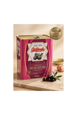 Yağlı Sele Siyah Zeytin - 201/240 Kalibre İri Boy - 10kg Yağlı Sele Siyah Zeytin - 201/240 Kalibre İri Boy - 10kg