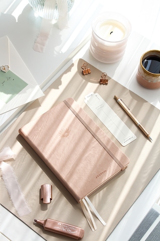 A5 Bullet Journal Noktalı Defter 140 Gr. 80 Yaprak Cappuccino Sütlü Kahve