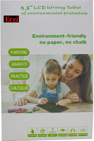 Çocuk Yazı Tahtası Dijital Ekran Kalemli 20 15 Cm Mavi