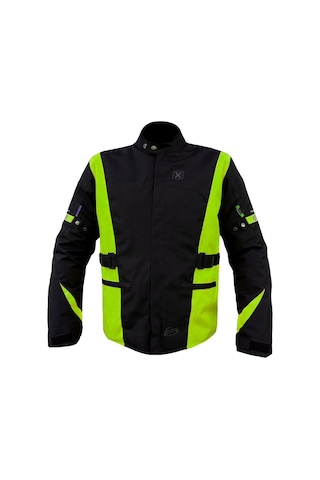 Xspeed Eon 4 Mevsimlik Korumalı Uzun Motosiklet Montu Siyah Yeşil