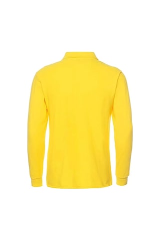 Tezzgelsin Erkek Çocuk Uzun Kol Polo Yaka Okul T-shirt Sarı