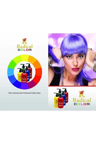 Radical Color Su Bazlı Boya 250 Ml +Toz Açıcı+Boya Tası Set