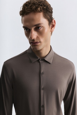 Antioch Comfort Slim Gömlek Vizon