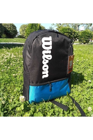 Shopiolog Wilson Mavi Sırt Çantası Unisex Çift Gözlü Çanta Mavi